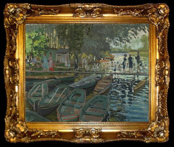 framed  Claude Monet Bathers at La Grenouillere, ta009-2